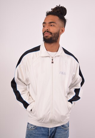 fila tracksuit white