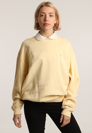 90S RALPH LAUREN EMBROIDERED LOGO SWEATSHIRT