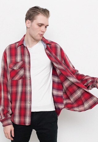 RED PLAID SHIRT
