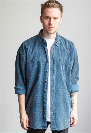 VINTAGE OVERSIZED CORDUROY SHIRT