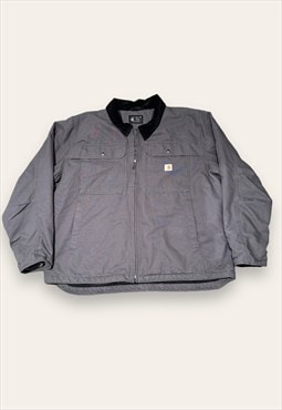 Vintage Early 00s Deadstock Grey Carhartt Workwear Jacket