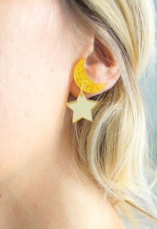 EARRINGS GOLDEN MOONS