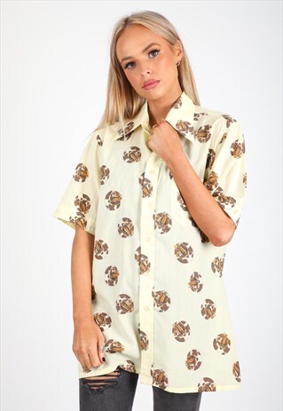 VINTAGE UNBRANDED PATTERN SHIRT S322