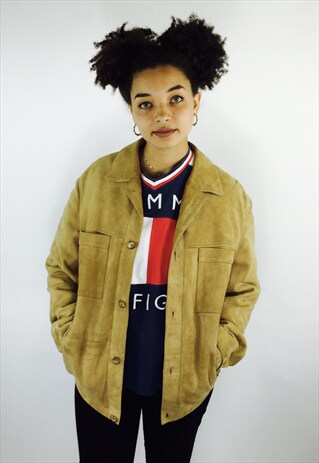 HARRODS SUEDE BOMBER