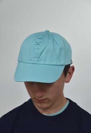 DEADSTOCK VINTAGE 00S NIKE CAP HAT MINT BLUE RARE