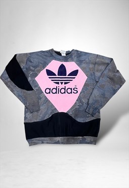 Reworked Adidas Embroidered Sweatshirt