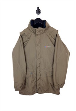 Berghaus Performance Shell Gore-Tex Jacket In Brown Size XL