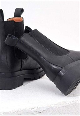 Betty Boo Low Calf Leather Chelsea Boots