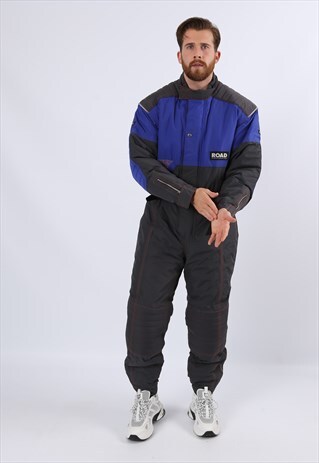 ROAD POLO MOTORCYCLE MOTORBIKE RACING SUIT UK M 40" (X64D)