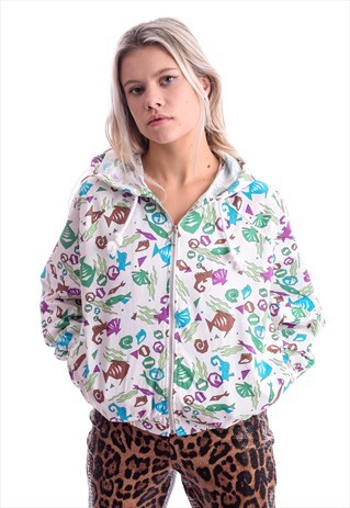 VINTAGE ELLESSE HOODIE LIGHT JACKET