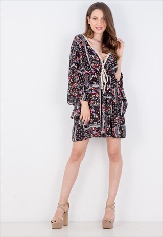 FLORAL MINI DRESS