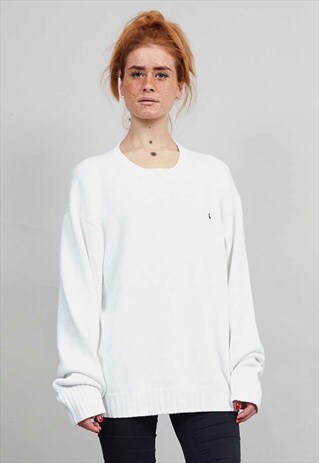 VINTAGE SUPER OVERSIZED CLASSIC POLO RALPH LAUREN JUMPER