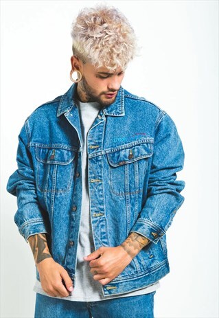VINTAGE 80S ORIGINAL LEE BASIC DENIM JACKET/ S6752