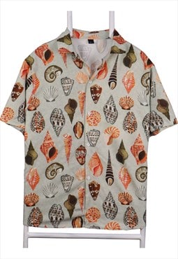 Vinted George 90's Shells Short Sleeve Button Up Shirt XLarg