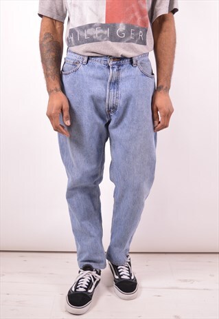 LEVI'S 505 MENS VINTAGE JEANS W36 L26 BLUE 90S