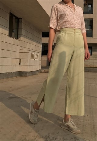 90S PISTACHIO TROUSERS