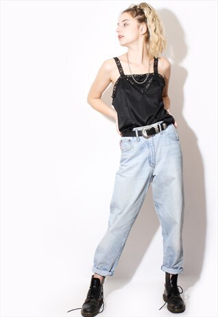 VINTAGE 90'S LACE BRALET CAMI VEST CROP TOP Y2K