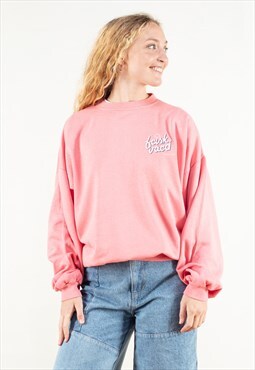 Vintage 90's Basic Sweatshirt in Pink