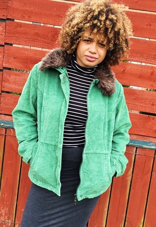 GREEN CORD JACKET