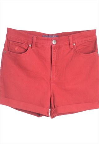 REWORKED WILLOW ROLLED HEM DENIM SHORTS - W34