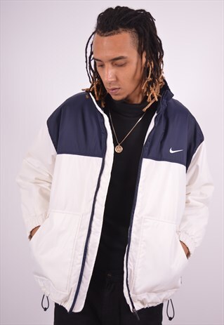 VINTAGE NIKE PADDED JACKET WHITE
