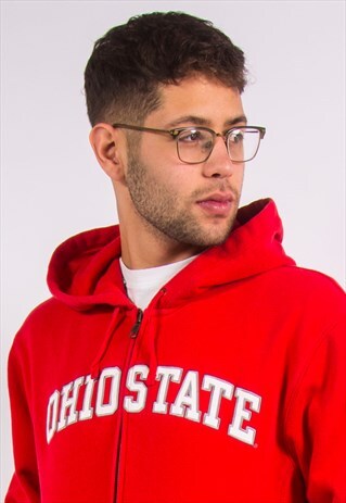 NIKE ZIP FASTEN HOODIE OHIO STATE UNIVERSITY USA SWEATSHIRT