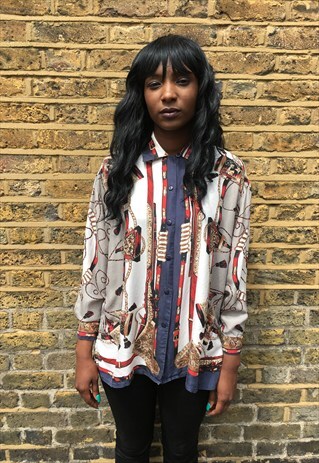 1980'S SILK BLOUSE