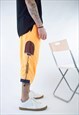 VINTAGE PUMA NEON ORANGE LONG 3/4 LENGTH JOGGER SHORTS