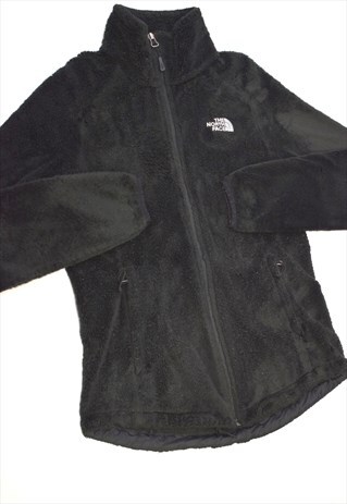 VINTAGE 90S NORTH FACE BLACK FLUFFY FLEECE
