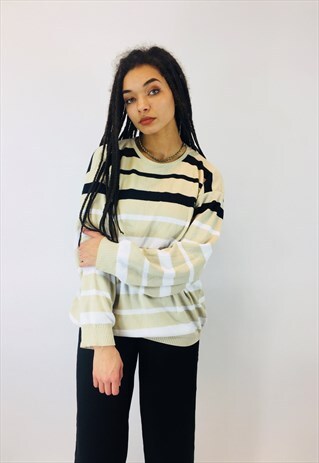 VINTAGE LACOSTE STRIPED JUMPER