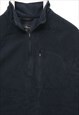 VINTAGE 90'S L.L.BEAN FLEECE QUARTER ZIP NAVY