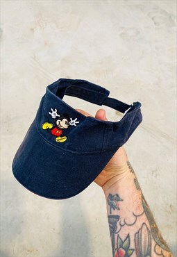 Vintage Disney World Visor Embroidered Hat Cap