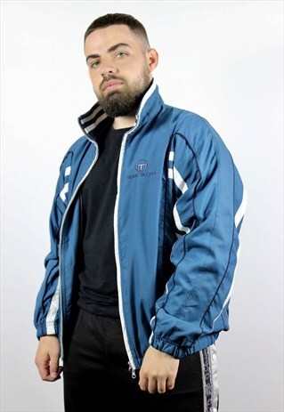 VINTAGE MENS SERGIO TACCHINI WINDBREAKER JACKET 90S