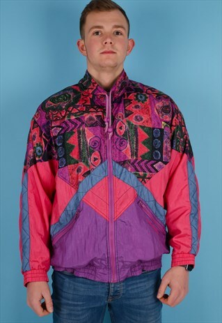VINTAGE SHELL JACKET IN MULTI NJ585