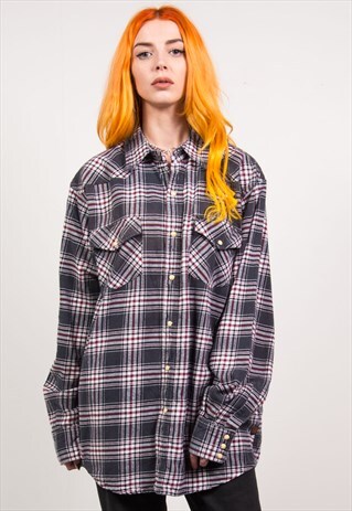 flannel shirt shirts asos marketplace oversized grunge blouses