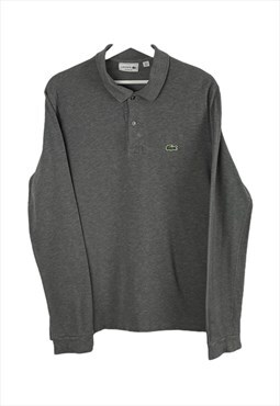 Vintage Lacoste Poloshirt long sleeve in Grey M