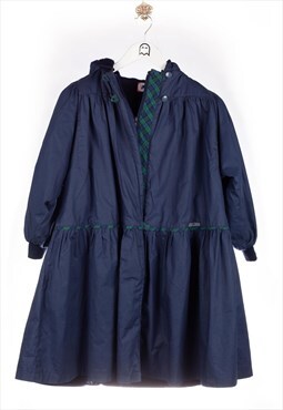 Vintage second hand  Raincoat Basic Look Navy