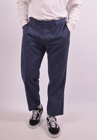VINTAGE CALVIN KLEIN CHINO TROUSERS BLUE