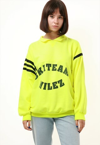90S VINTAGE OLDSCHOOL SKITEAM SWEATSHIRT 15431
