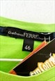 VINTAGE 90SGIANFRANCO FERRE GREEN T-SHIRT 