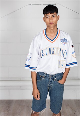 VINTAGE FUBU ATHLETIC BROOKLYN 05 UNISEX JERSEY