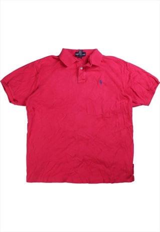 Vintage  Polo Ralph Lauren Polo Shirt Quarter Button Pink