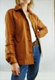 Workwear Jacket Unisex French Cotton Tan Brown 