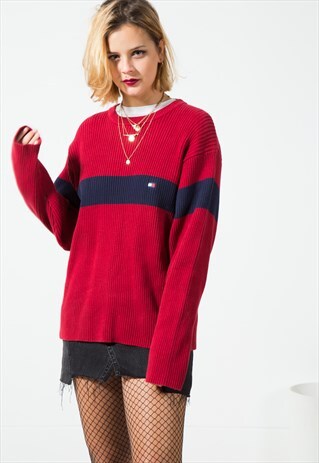 VINTAGE TOMMY HILFIGER KNIT JUMPER / S383