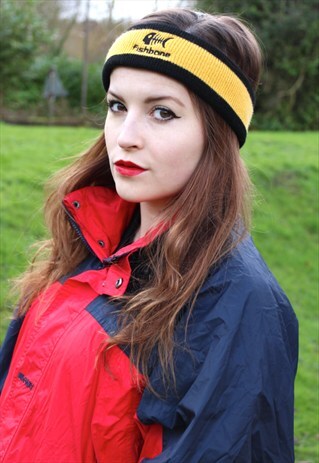 VINTAGE 90S SKI HEADBAND - WINTER WARMER - ONE SIZE FITS ALL