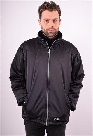 CHAMPION MENS VINTAGE JACKET XL BLACK 90'S