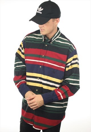 VINTAGE NAUTICA STRIPED LONG SLEEVE SHIRT