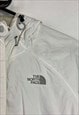 WHITE NORTH FACE HYVENT JACKET WOMENS MEDIUM