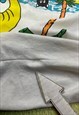 TWO VINTAGE 1988 SYLVESTER TWEETY CROPPED TOP & TWEETY TOP