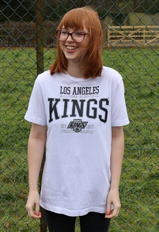 VINTAGE MAJESTIC LOS ANGELES KINGS NHL HOCKEY T SHIRT